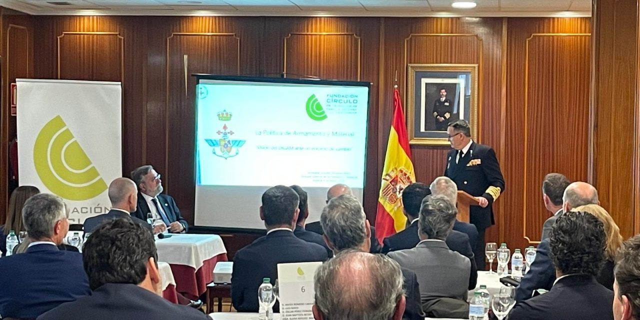 El director general de Armamento y Material del Ministerio de Defensa, Aniceto Rosique, protagonista del nuevo debate coloquio de la Fundación Círculo