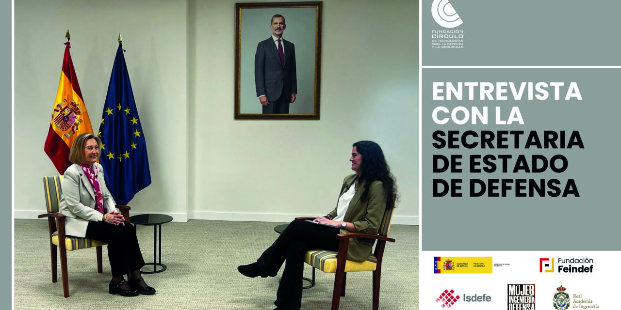 La secretaria de Estado de Defensa concede una entrevista  dentro de la iniciativa Mujer Ingeniería y Defensa