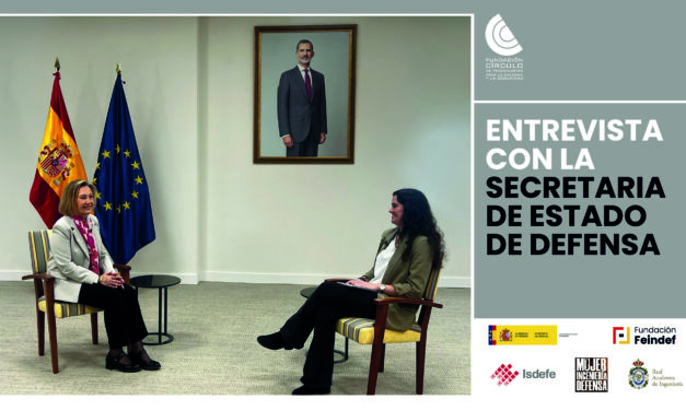 La secretaria de Estado de Defensa concede una entrevista  dentro de la iniciativa Mujer Ingeniería y Defensa