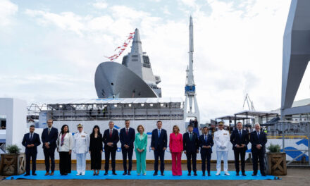 La botadura de la fragata “Bonifaz” marca un hito en la historia de la Armada y Navantia
